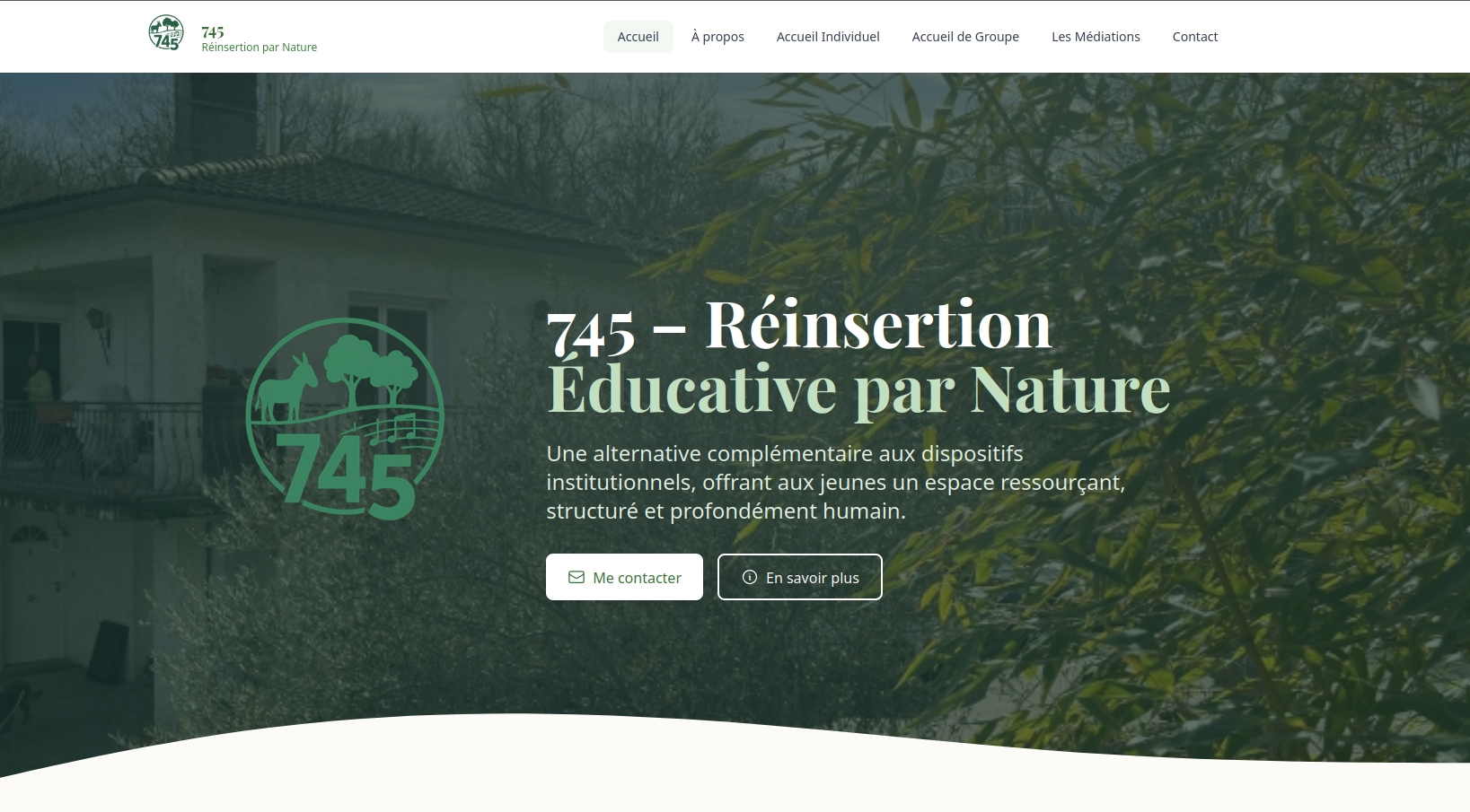 Nature745 – Réinsertion éducative par la nature