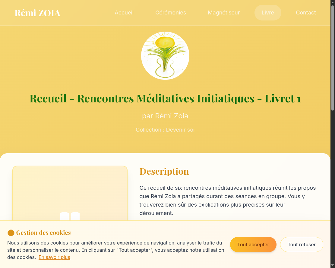 Rémi Zoia – Page Livre